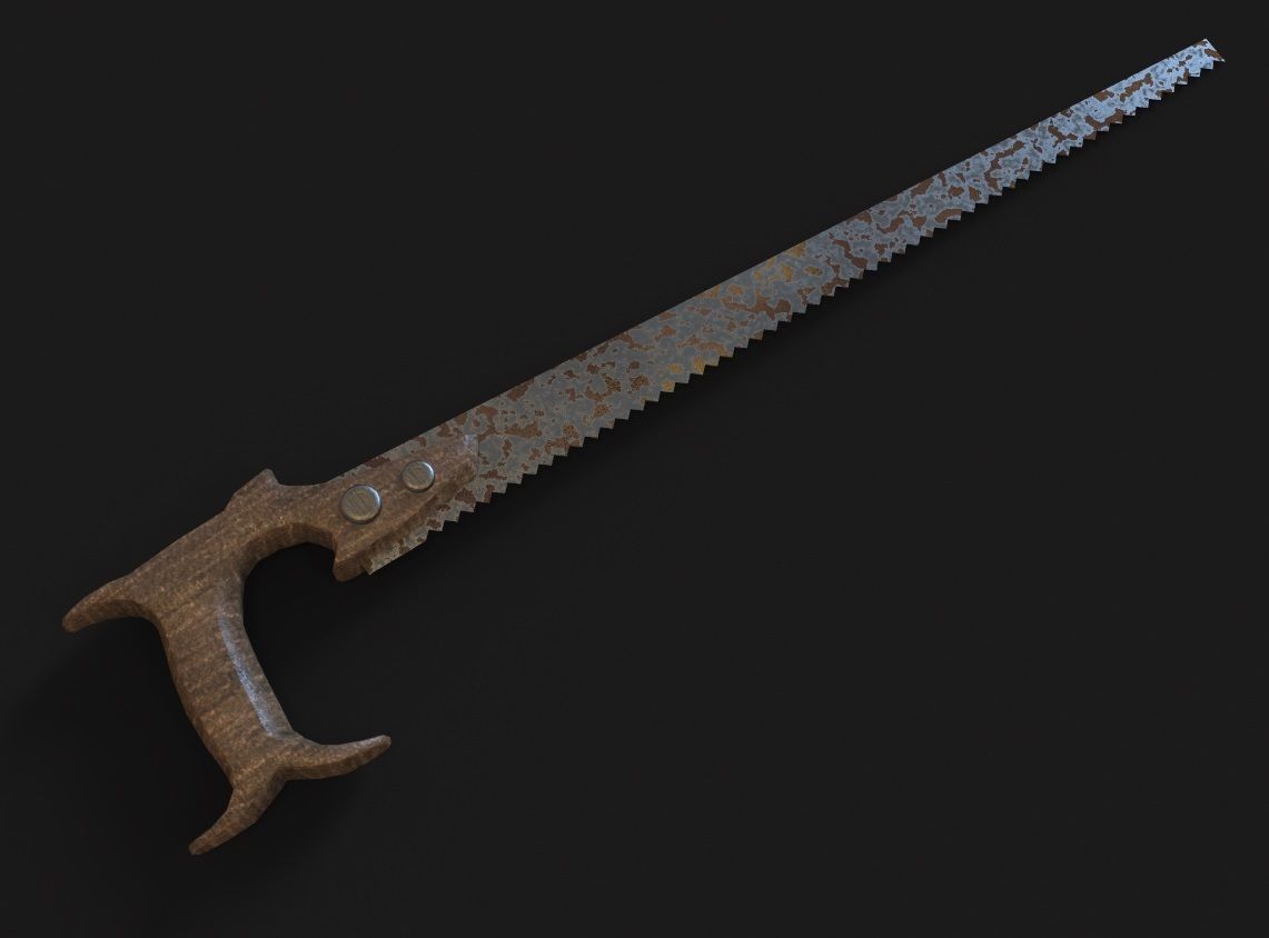 Saw 3D Model Low-poly 3D model_6