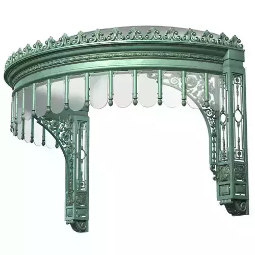 Cooper canopy over the porch