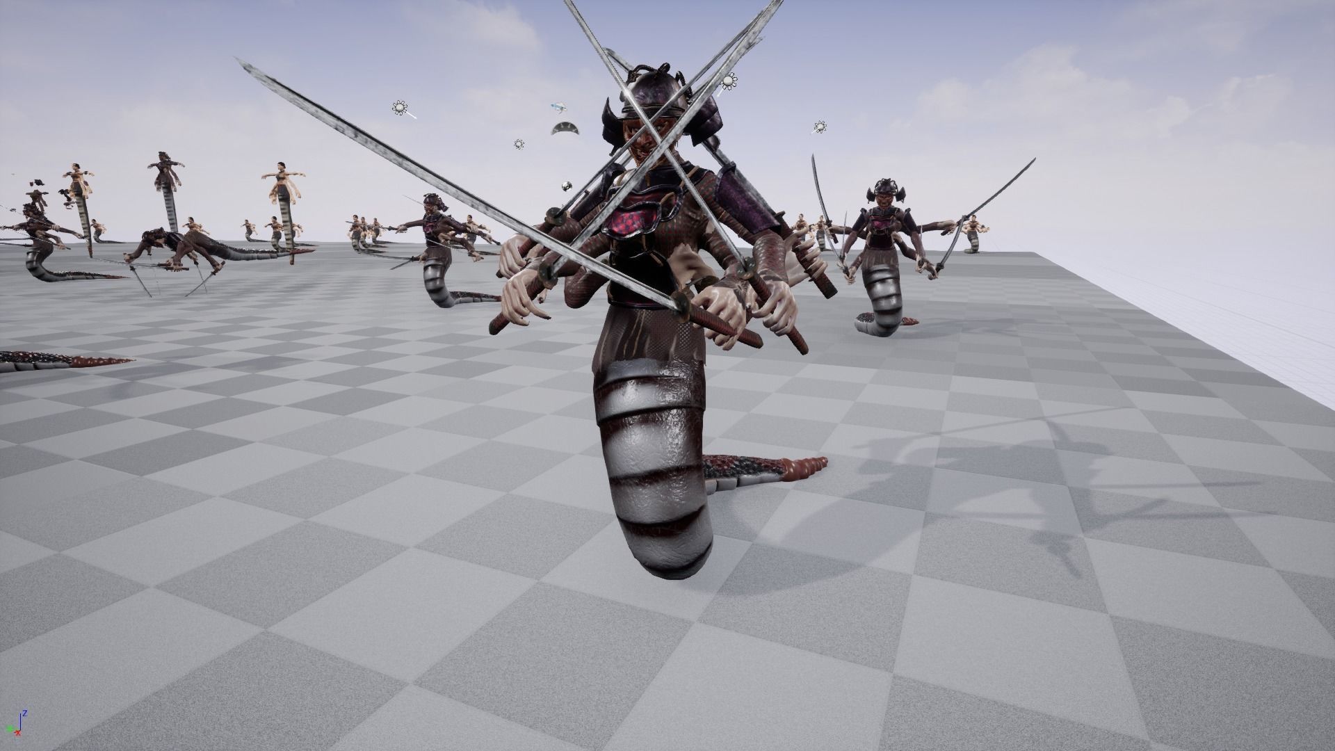 Naga Queen UE4 and Unity low poly model Low-poly 3D model_15