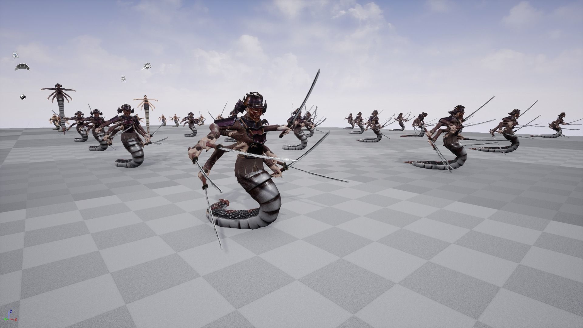 Naga Queen UE4 and Unity low poly model Low-poly 3D model_18