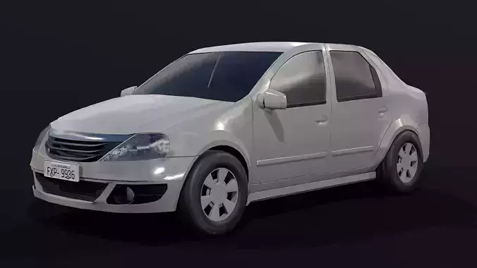 Logan lowpoly opel corsa