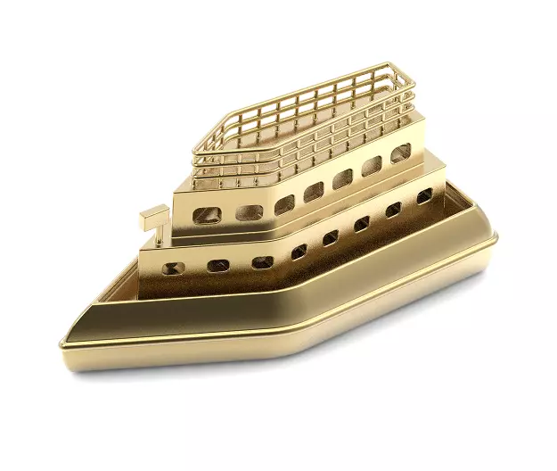 Classic Cruise Ship 3D print model