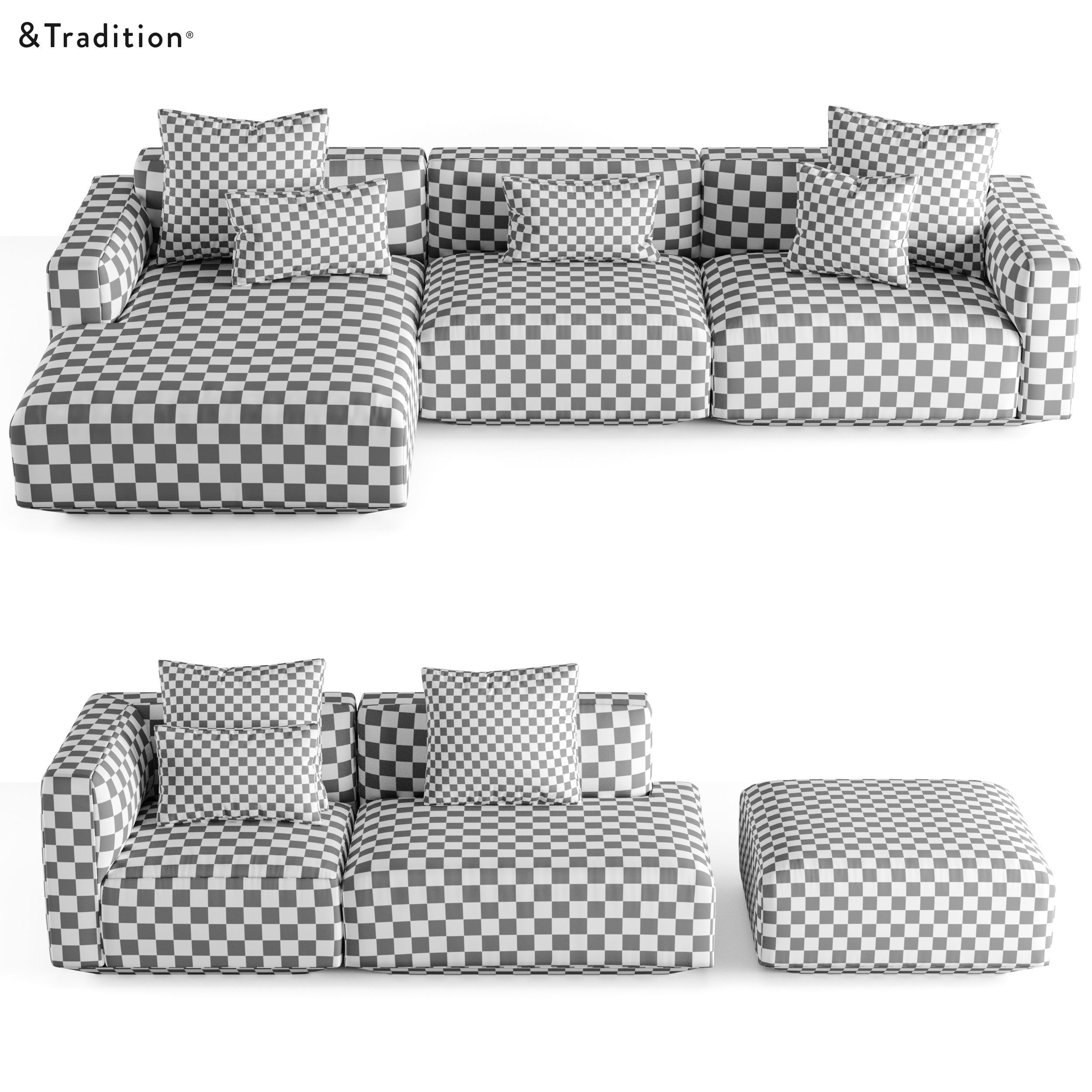 AndTradition - Develius Modular Sofa 3D model_8