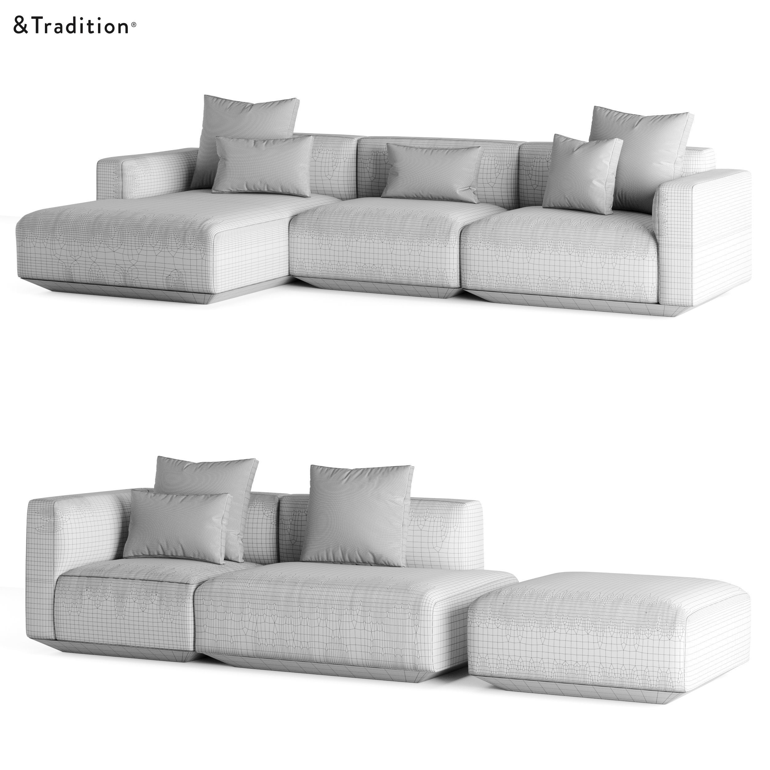 AndTradition - Develius Modular Sofa 3D model_10