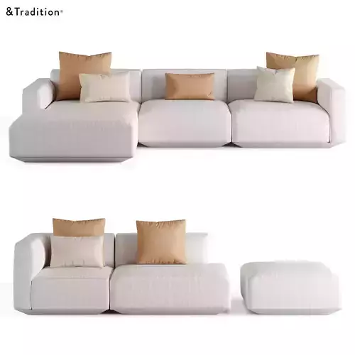 AndTradition - Develius Modular Sofa 3D model