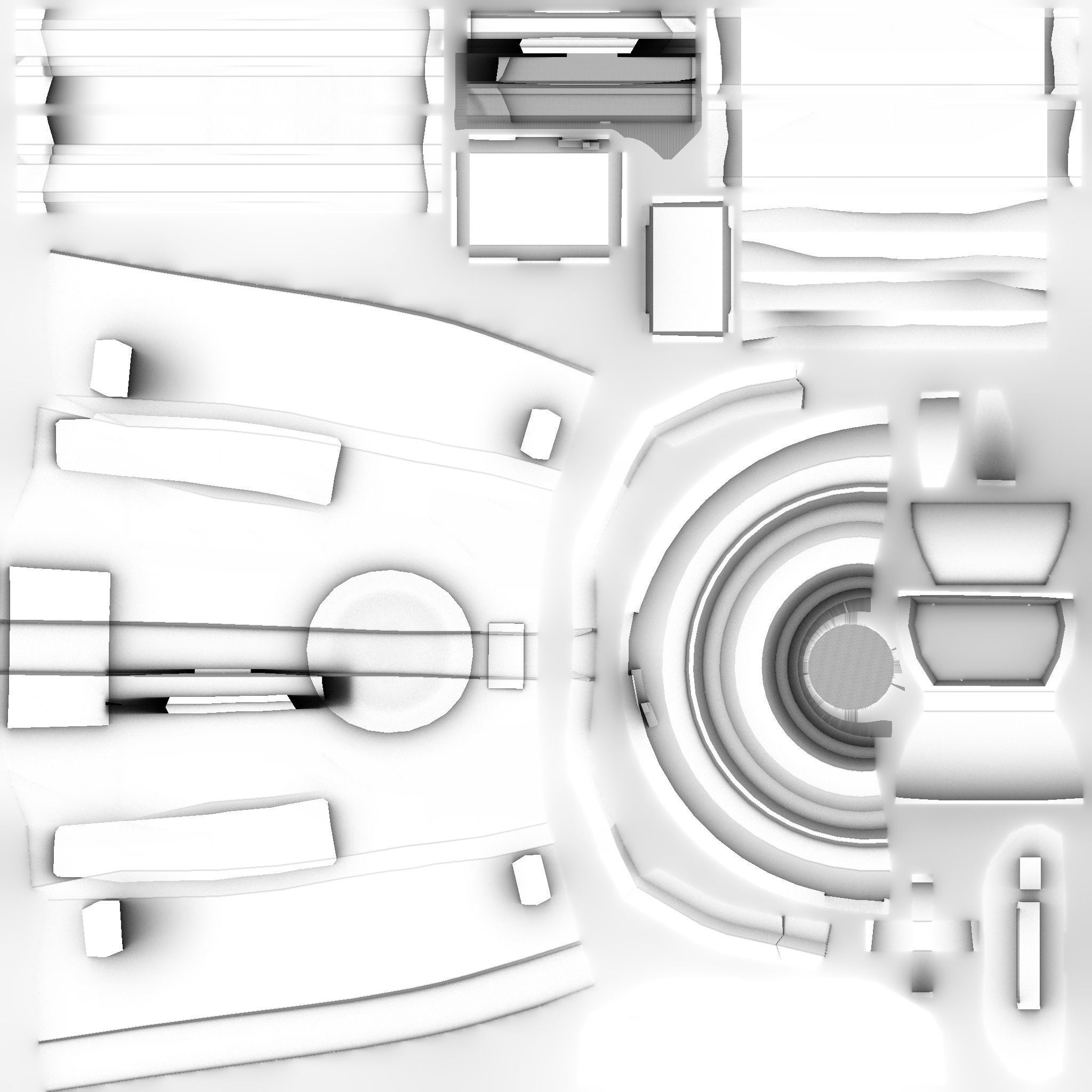 Sci-Fi Backpack 02 - Character Design Fiction Low-poly 3D model_23