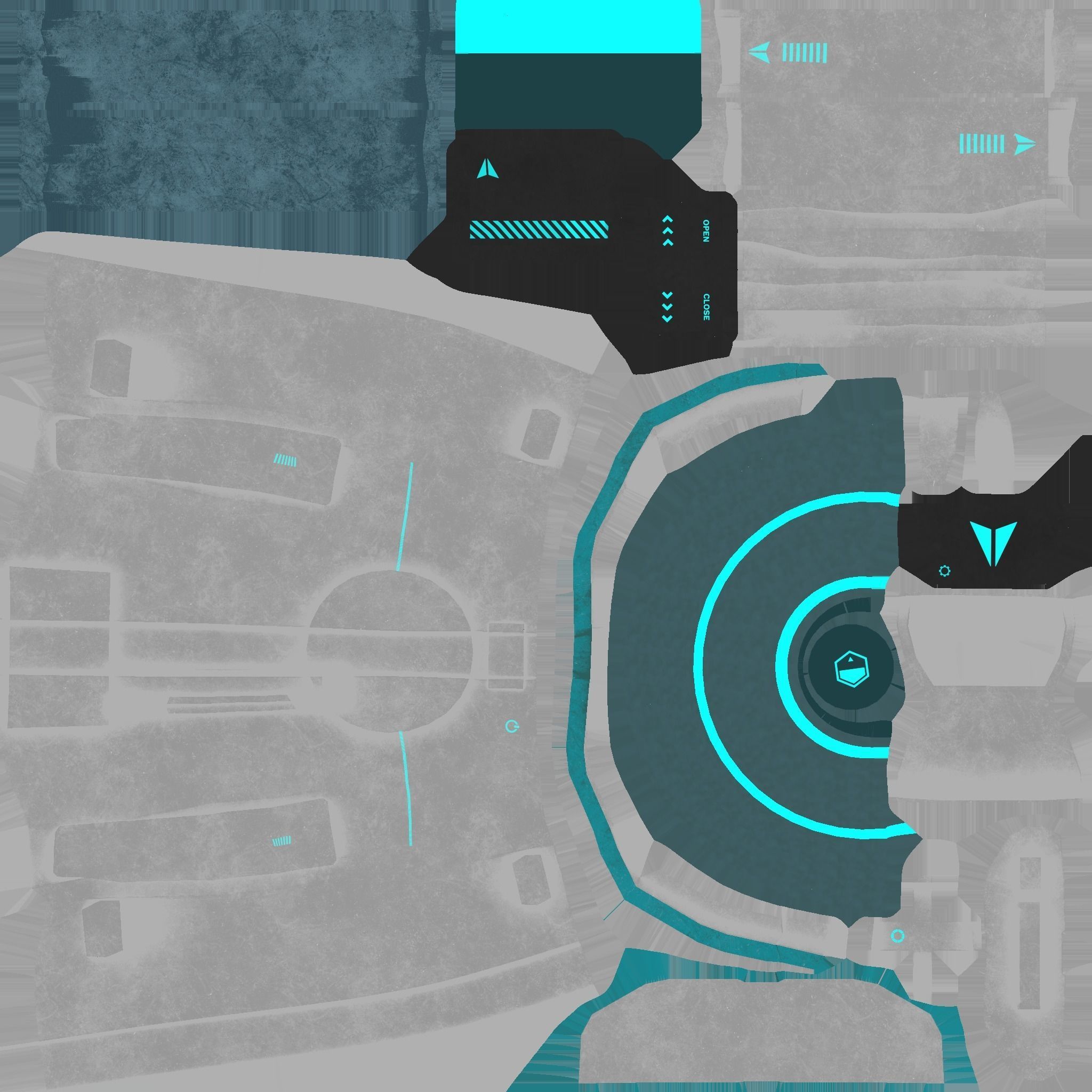 Sci-Fi Backpack 02 - Character Design Fiction Low-poly 3D model_22