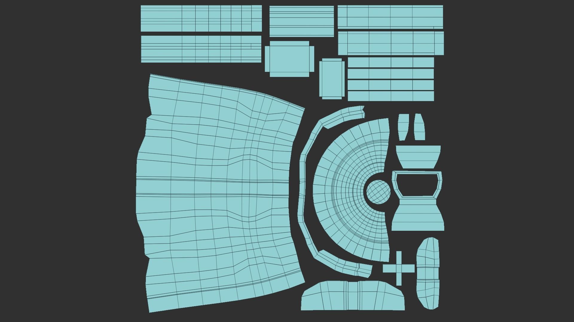 Sci-Fi Backpack 02 - Character Design Fiction Low-poly 3D model_15