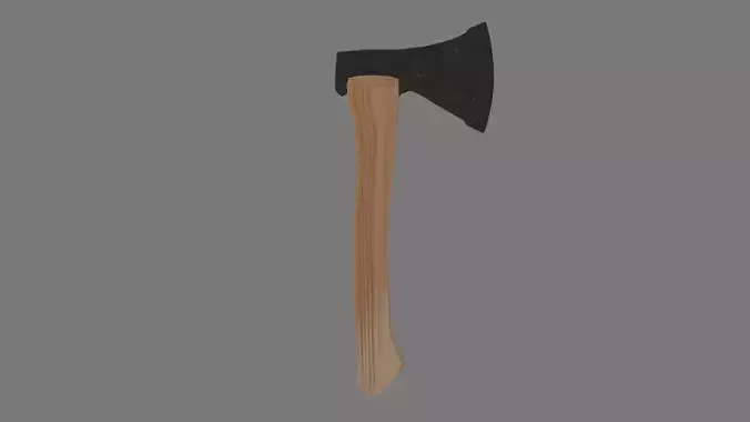 Low Poly Lumberjack Ax