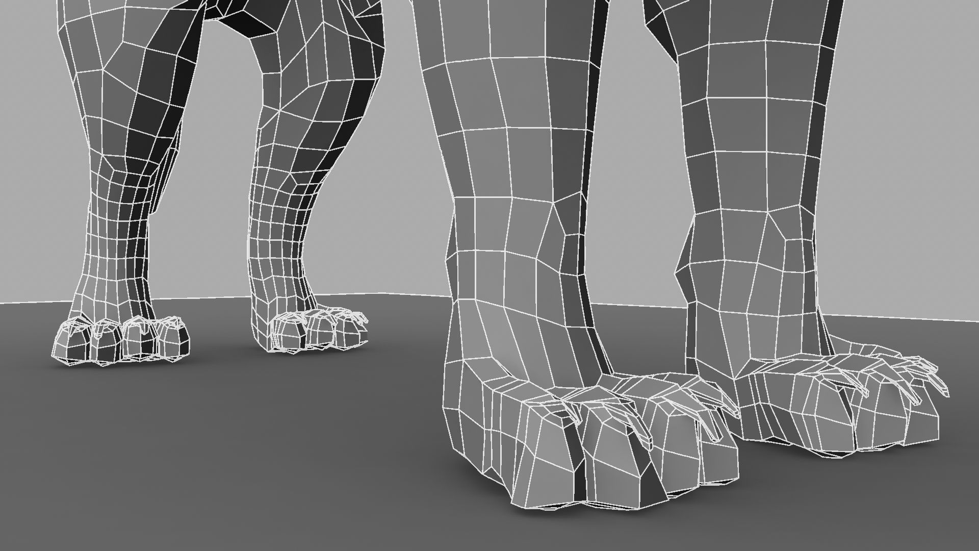 White Lion 3D model_13