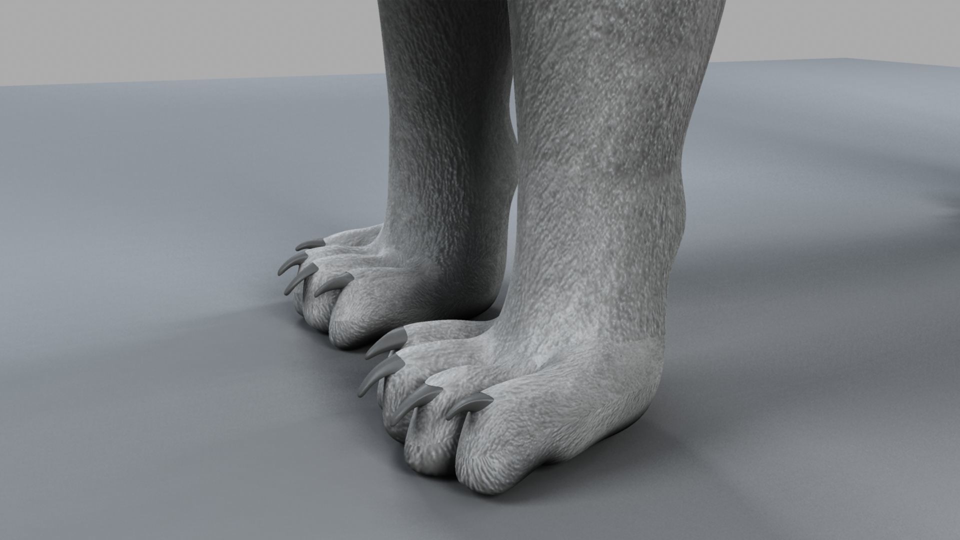 White Lion 3D model_9