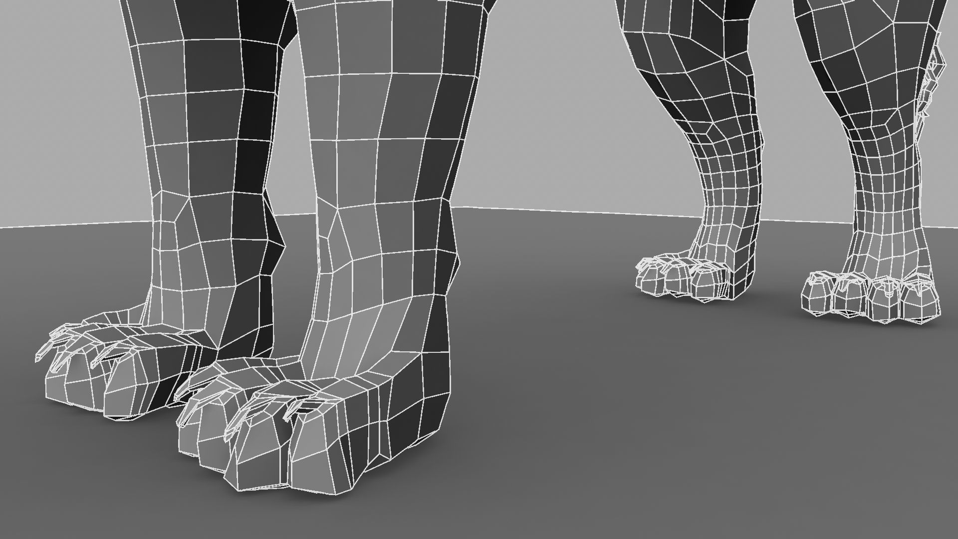 White Lion 3D model_12