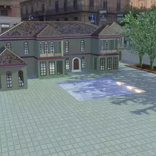 Residential Building Exterior Design 3D model