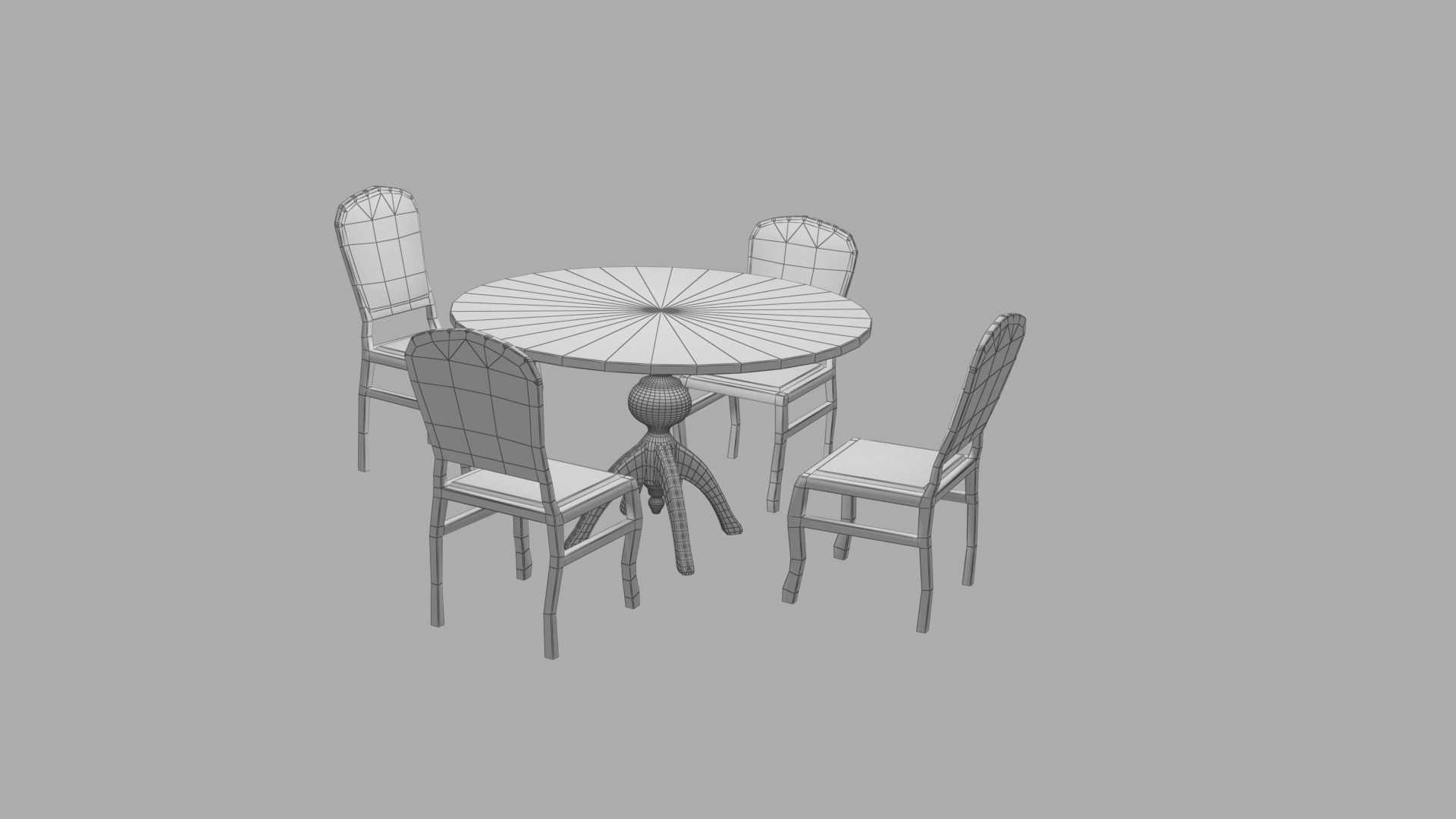 round table 3D model_6