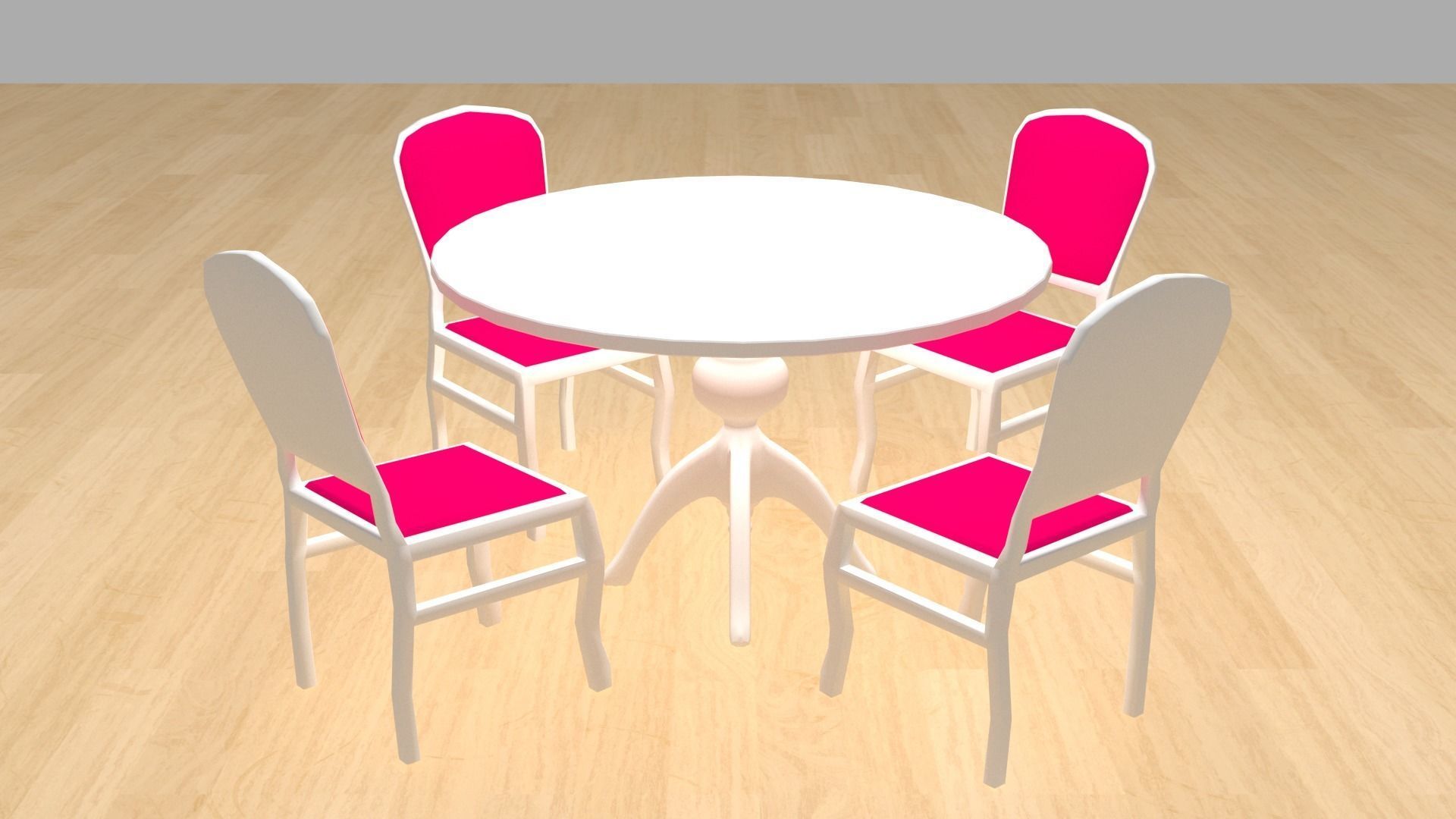 round table 3D model_1