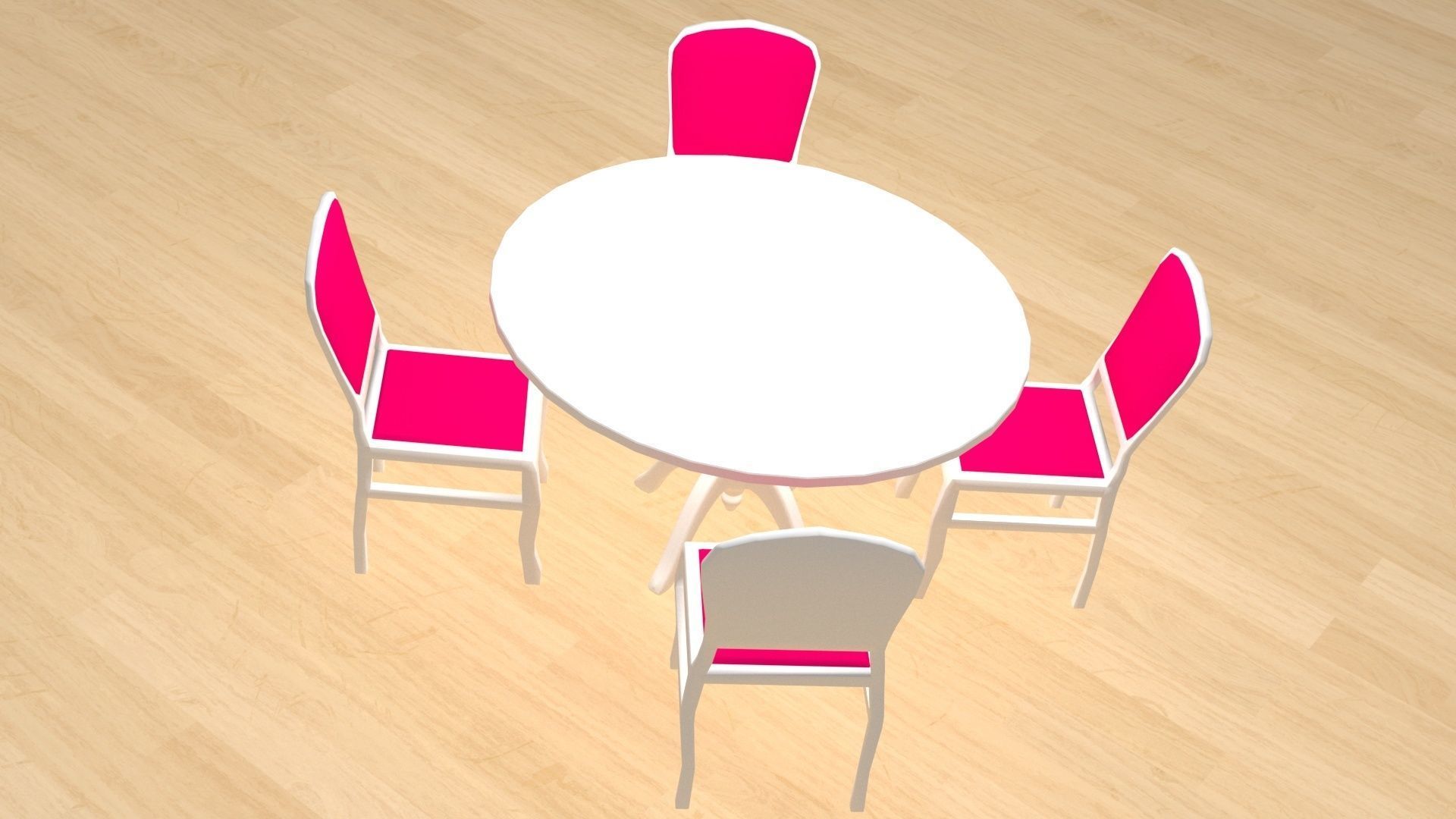 round table 3D model_3