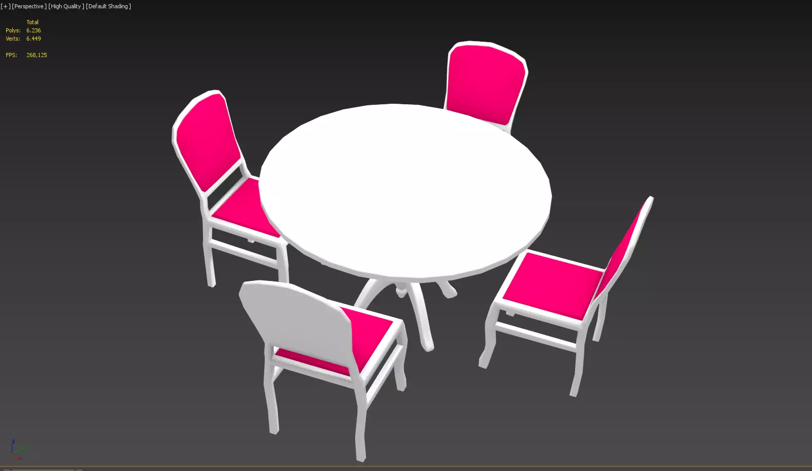 round table 3D model_0