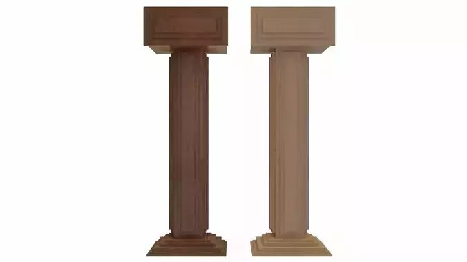 Pulpit wooden podium
