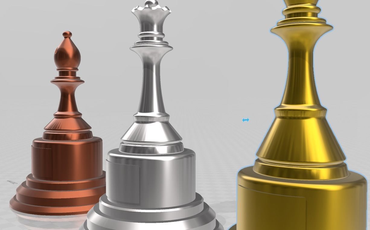 Chess trophies  3D print model_4