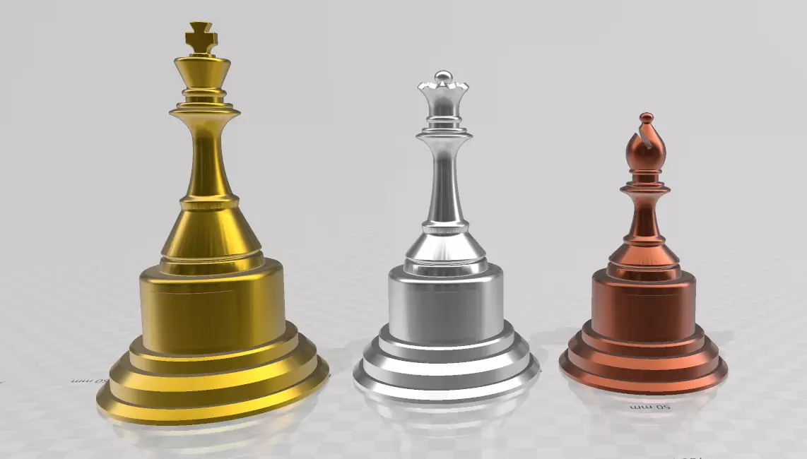 Chess trophies  3D print model_0
