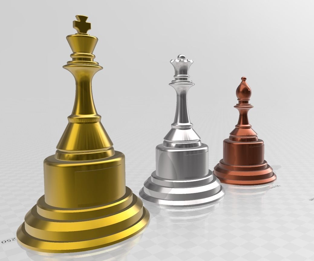 Chess trophies  3D print model_1