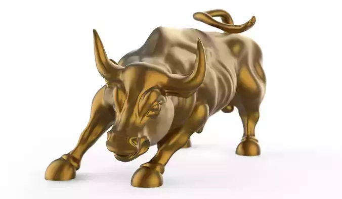 Wall street Bull 3D print model
