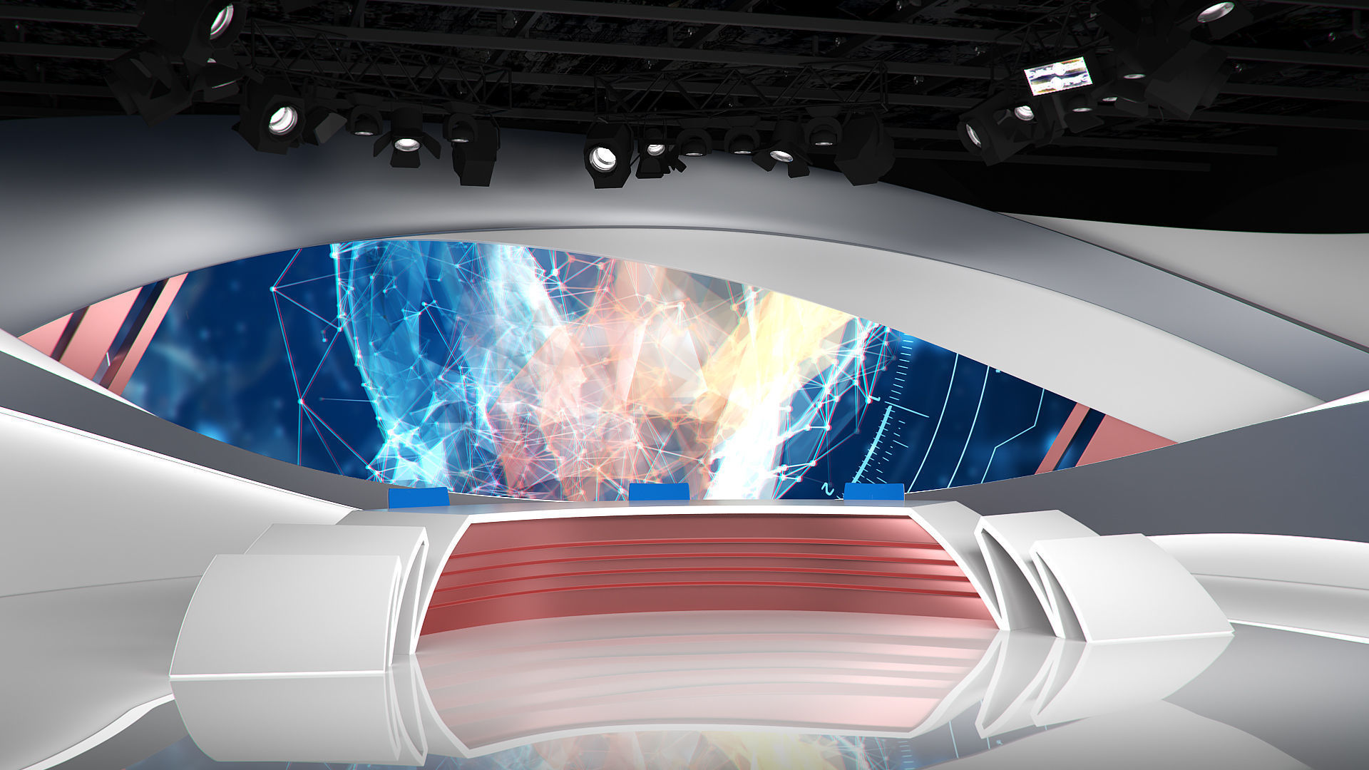 Virtual Studio 22 PBR Low-poly 3D model_1