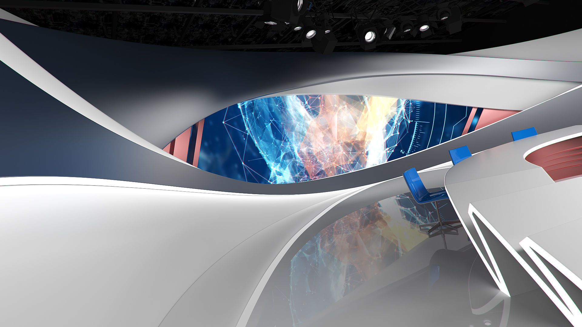 Virtual Studio 22 PBR Low-poly 3D model_4