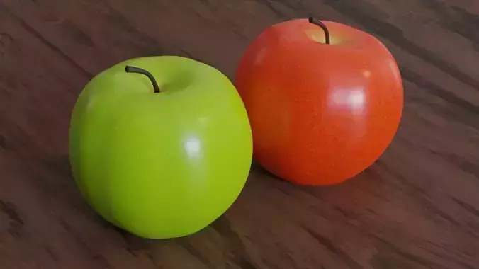 Red Apple and Green Apple 