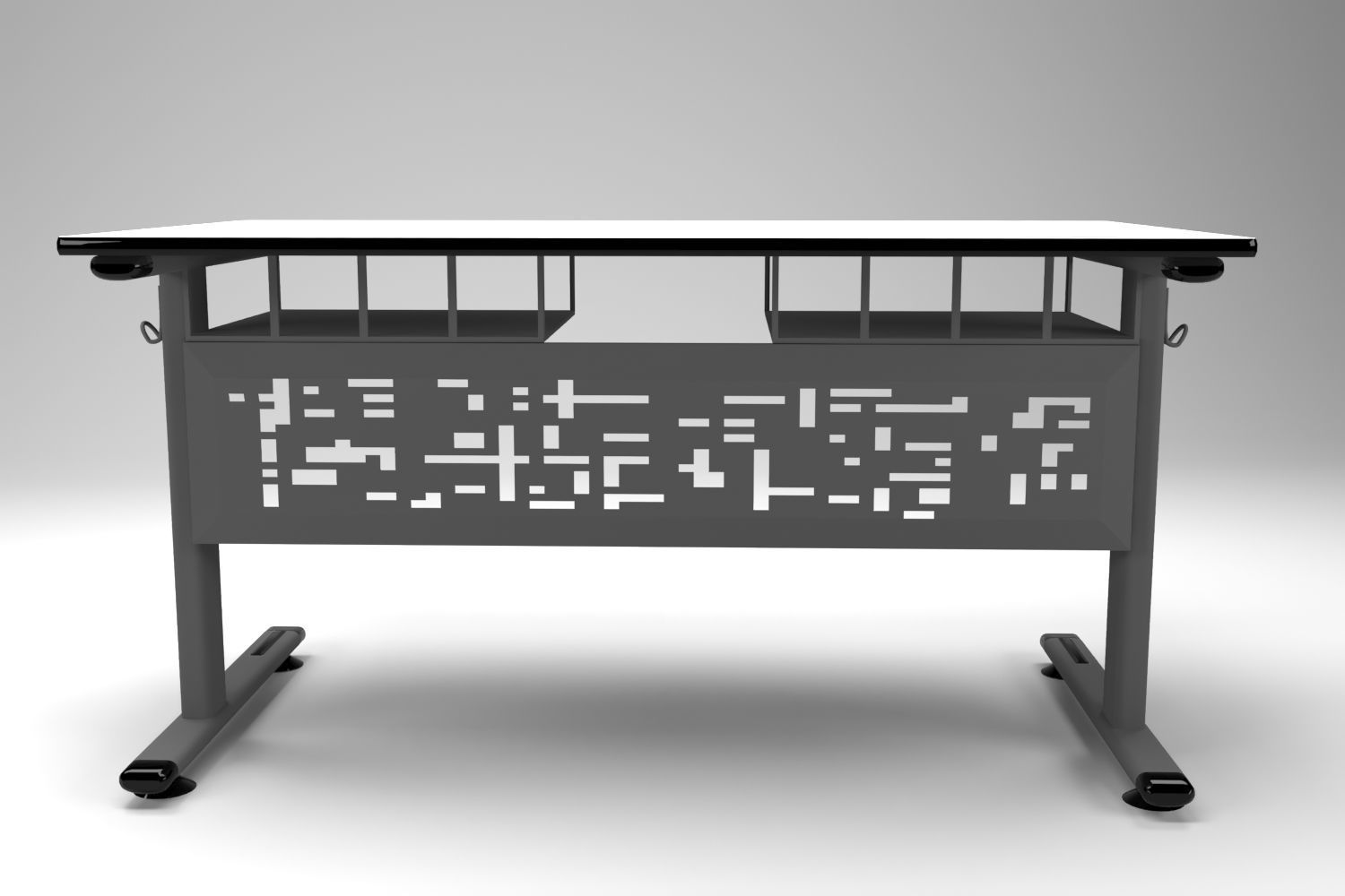 High tech table 3D model_2
