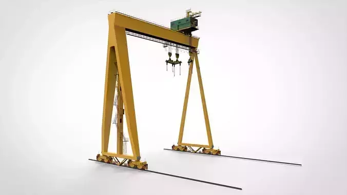 Gantry Crane 3D model