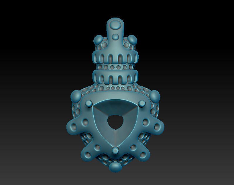 A set of latch-back earrings 3d models with stones for oxidizing 3D print model_23