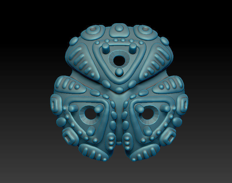 A set of latch-back earrings 3d models with stones for oxidizing 3D print model_21