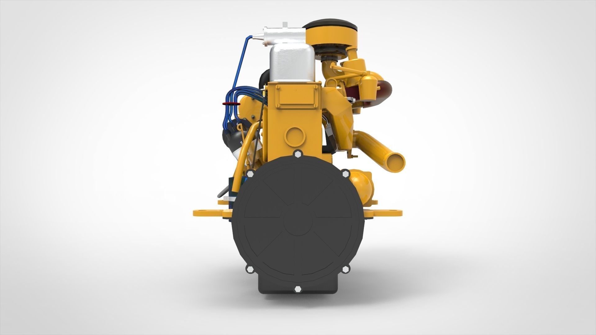 Marine Intermiten Engine 3D model_3