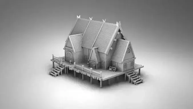 House of vikings 3D print model