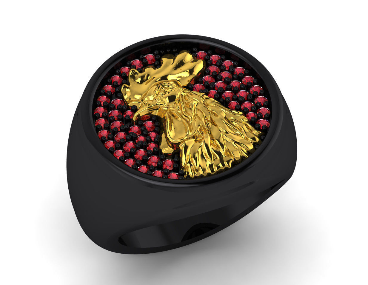 RING ROOSTER 3D print model_1