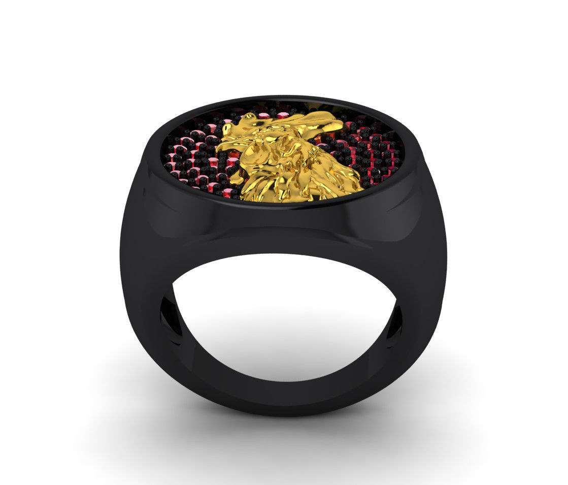 RING ROOSTER 3D print model_4