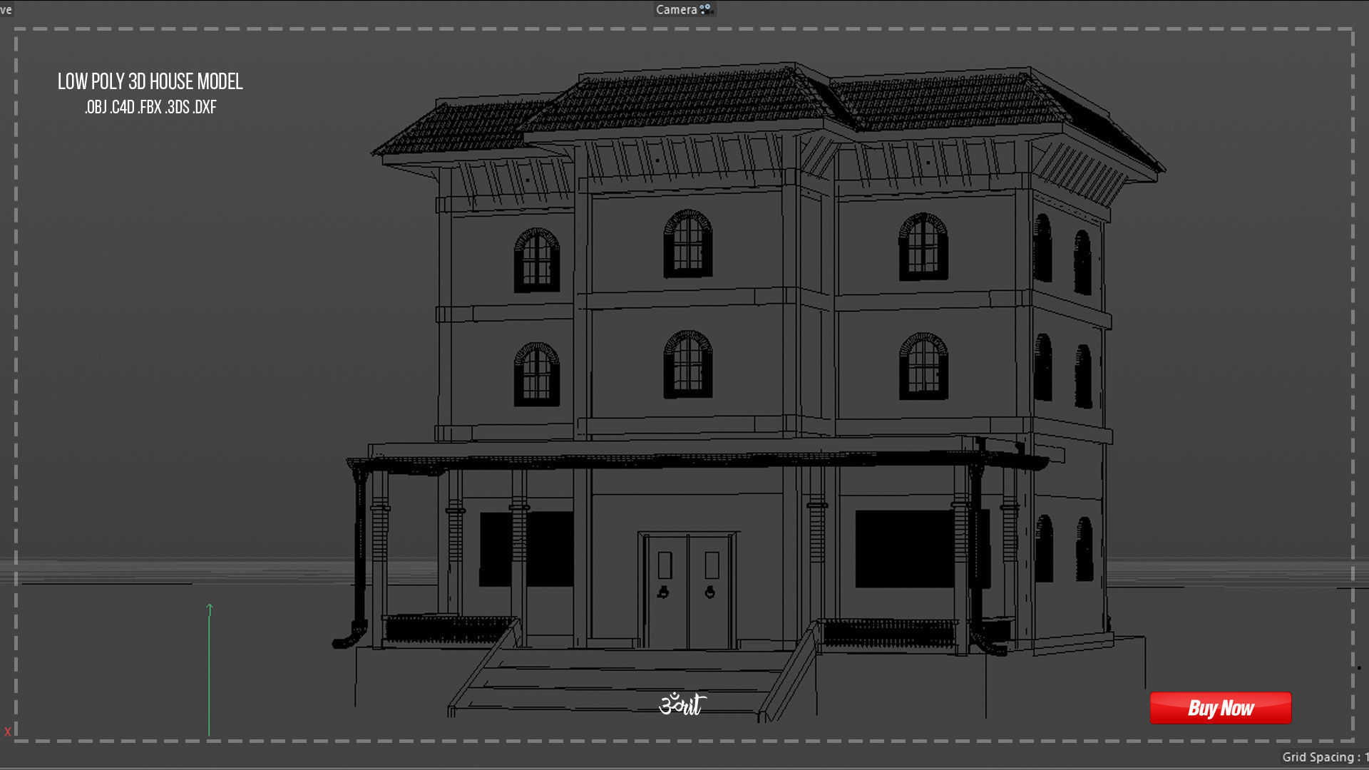 Nepali Architecture House 3D Model 3D model_4