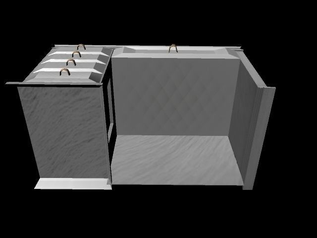 Office desk 3D model 3D model_10