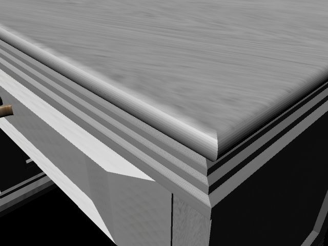 Office desk 3D model 3D model_7