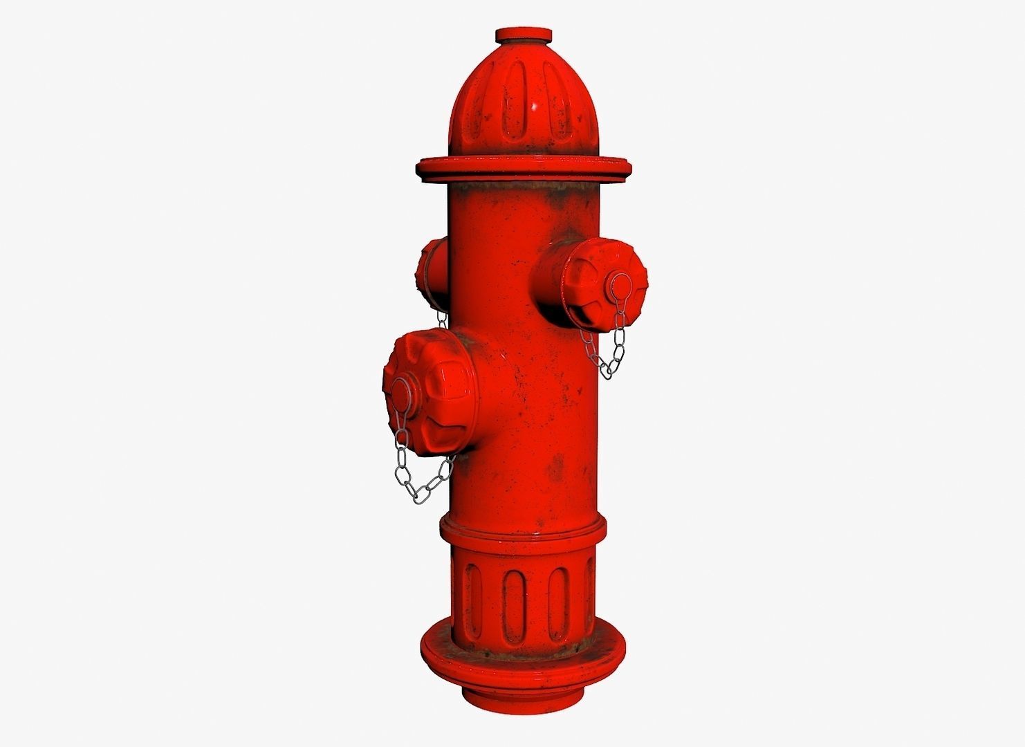 3D model HYDRANT fire Low-poly 3D model_2