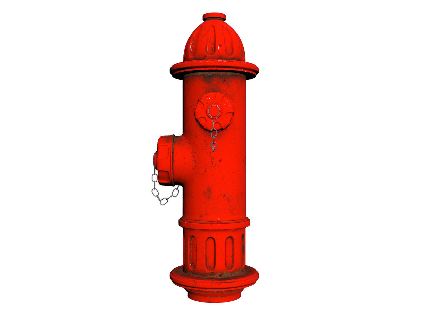 3D model HYDRANT fire Low-poly 3D model_5