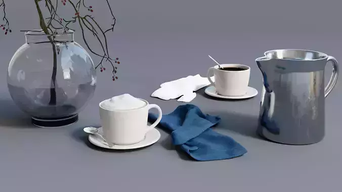 Table Decoration Set and Vase