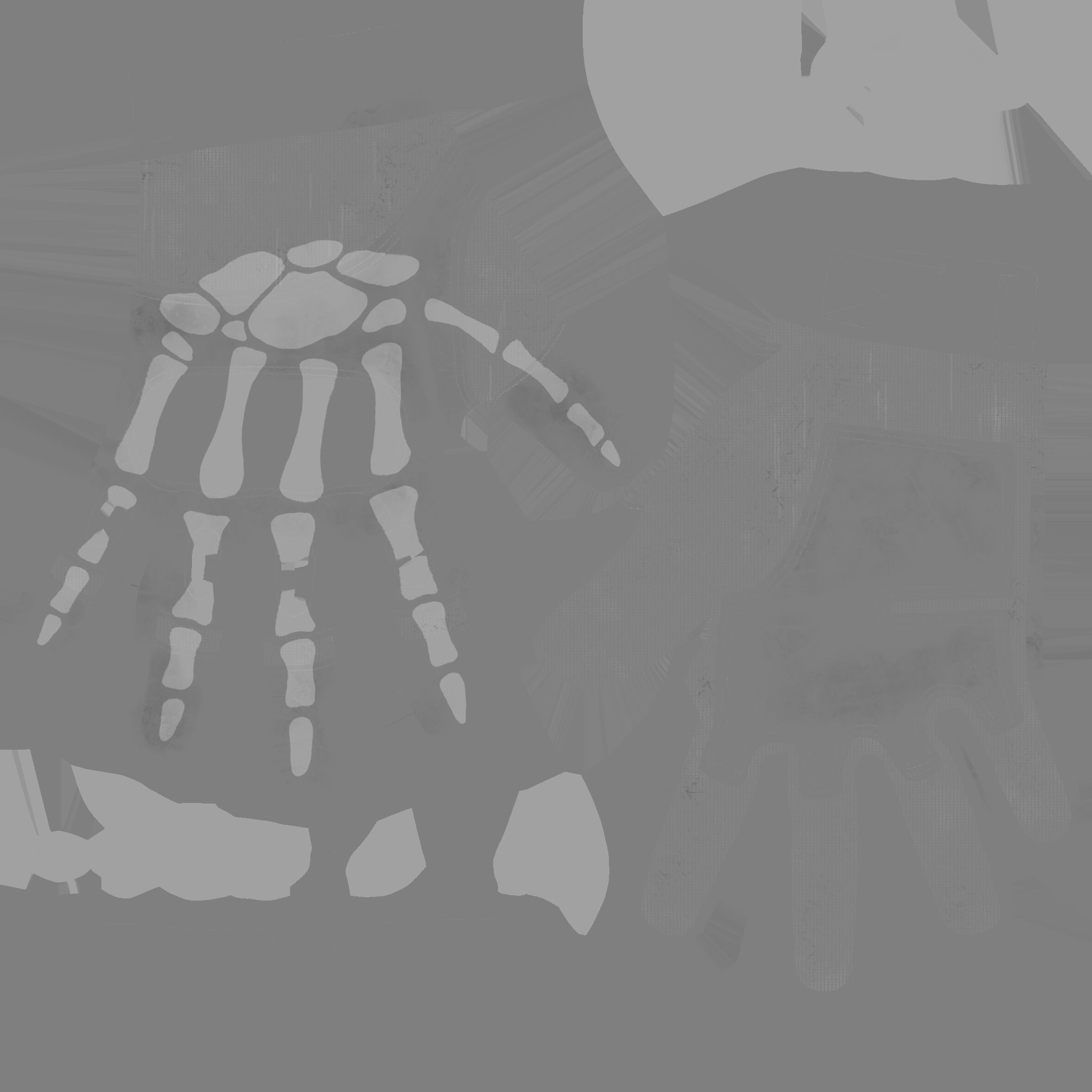 FPS hand glove tactical 05 s5 Low-poly 3D model_13