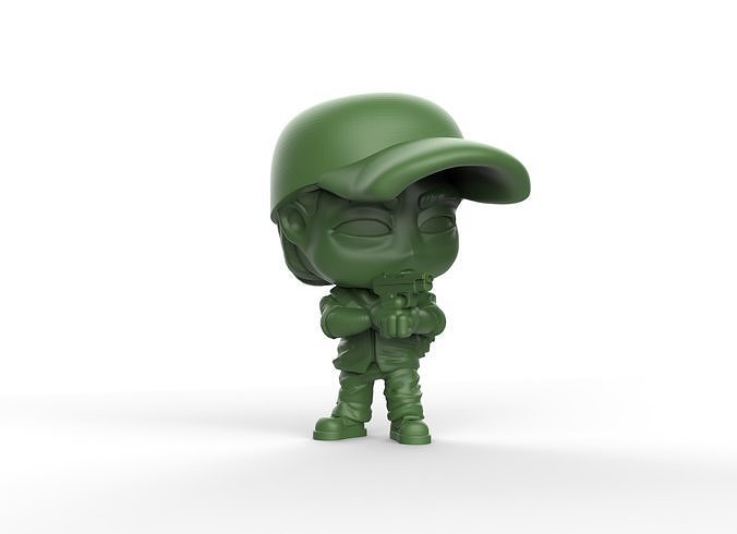 Gleen walkind dead 3D print model