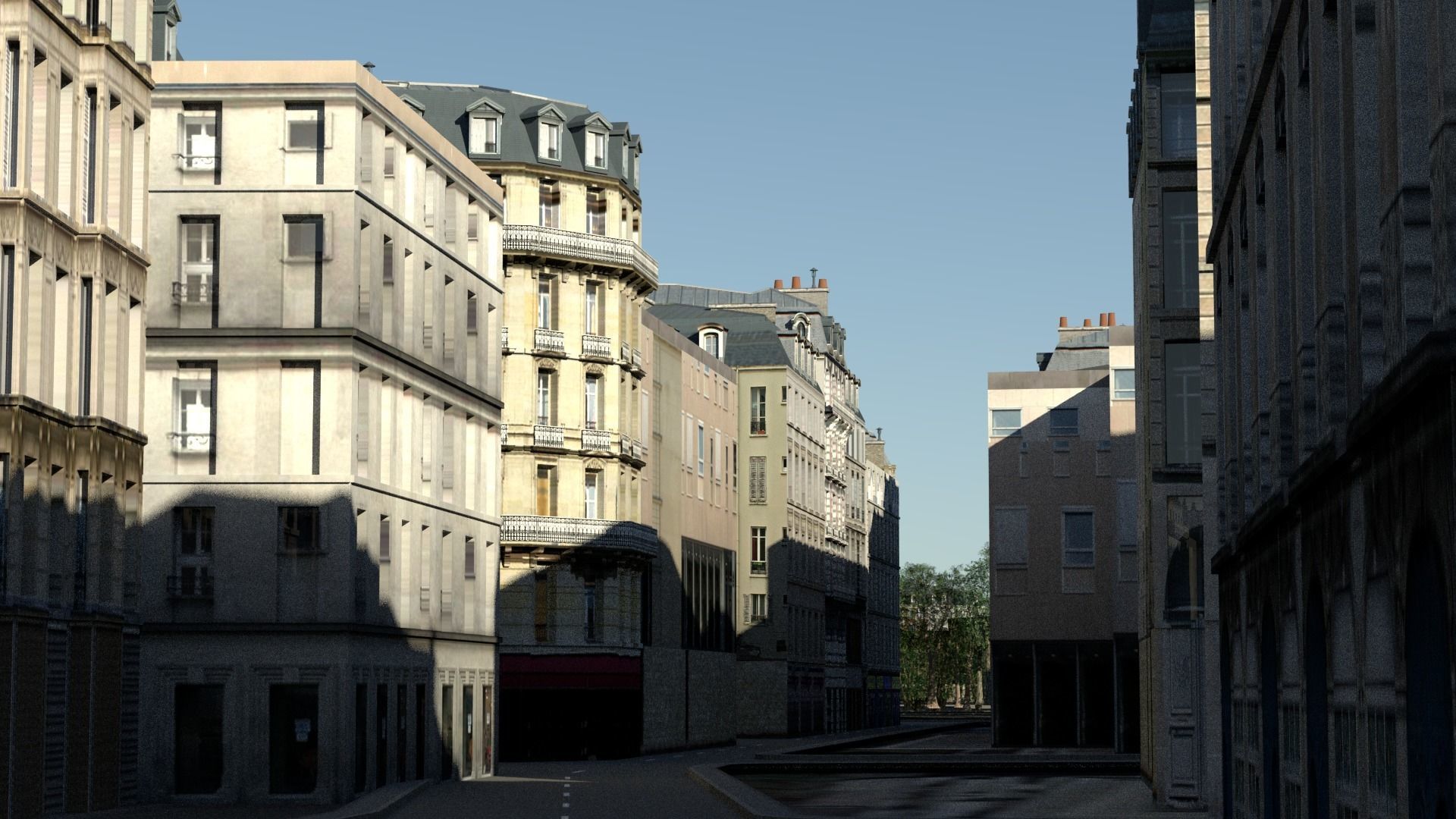 Arc De Triomphe Paris City 3D model_20