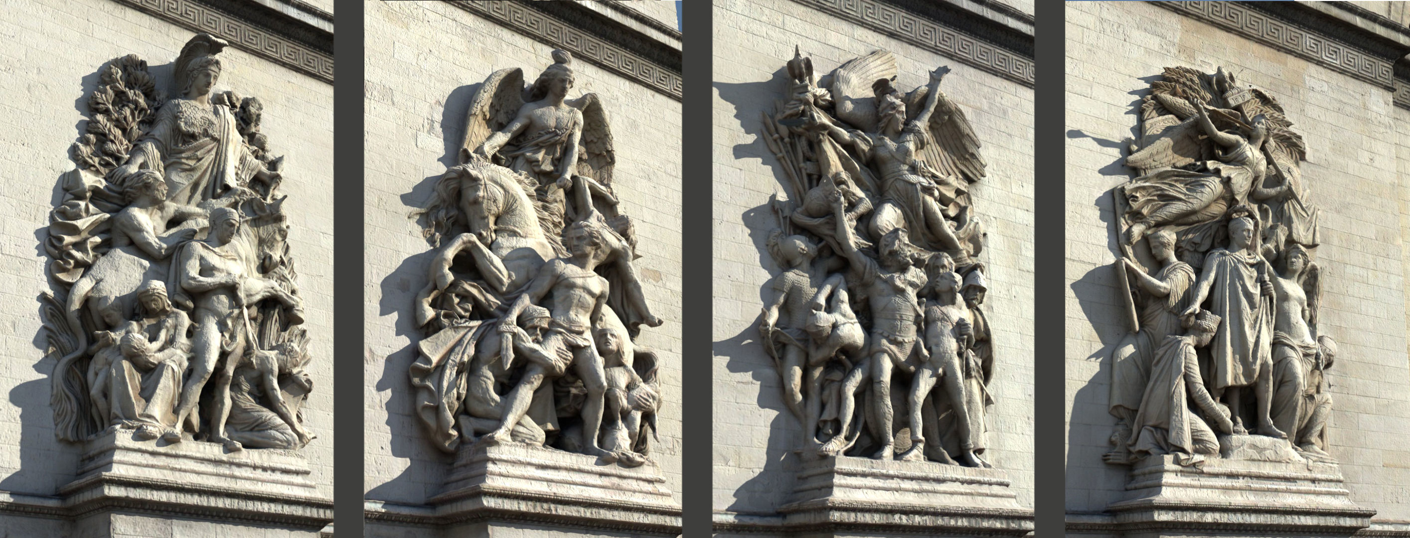 Arc De Triomphe Paris City 3D model_5