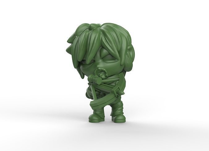 Daryl walking dead 3D print model