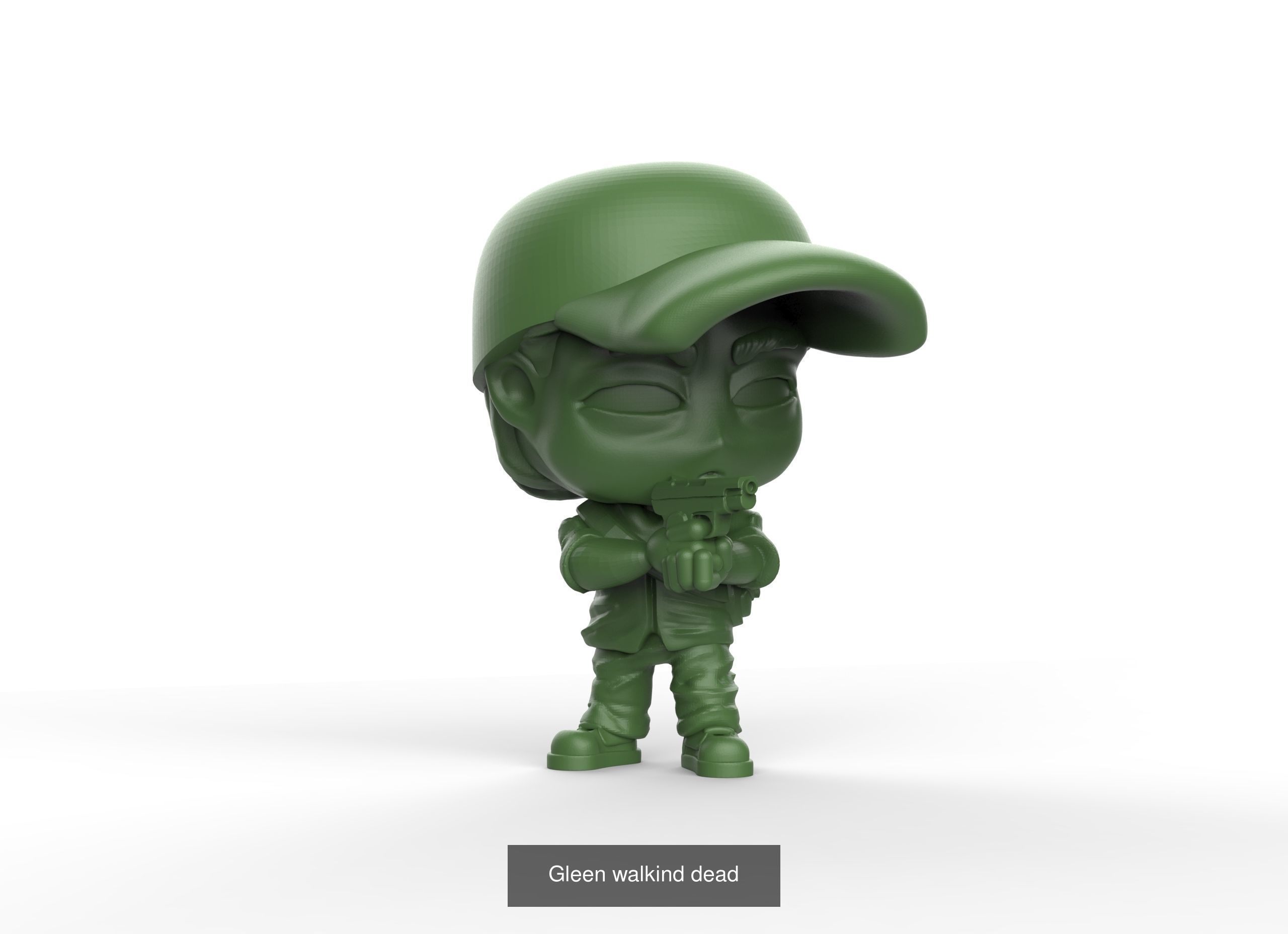Walking dead chibi 3D Model Collection_3