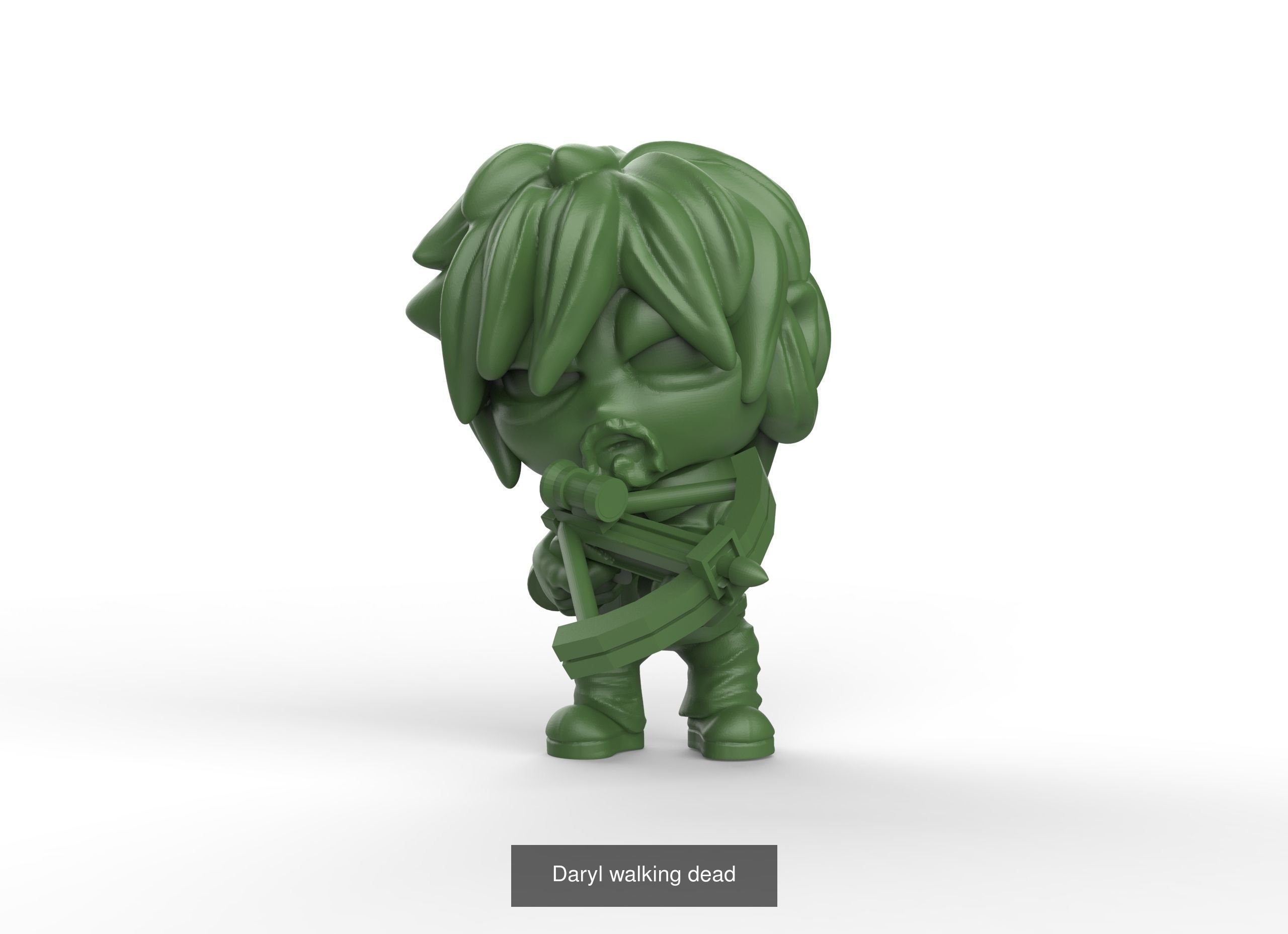 Walking dead chibi 3D Model Collection_4